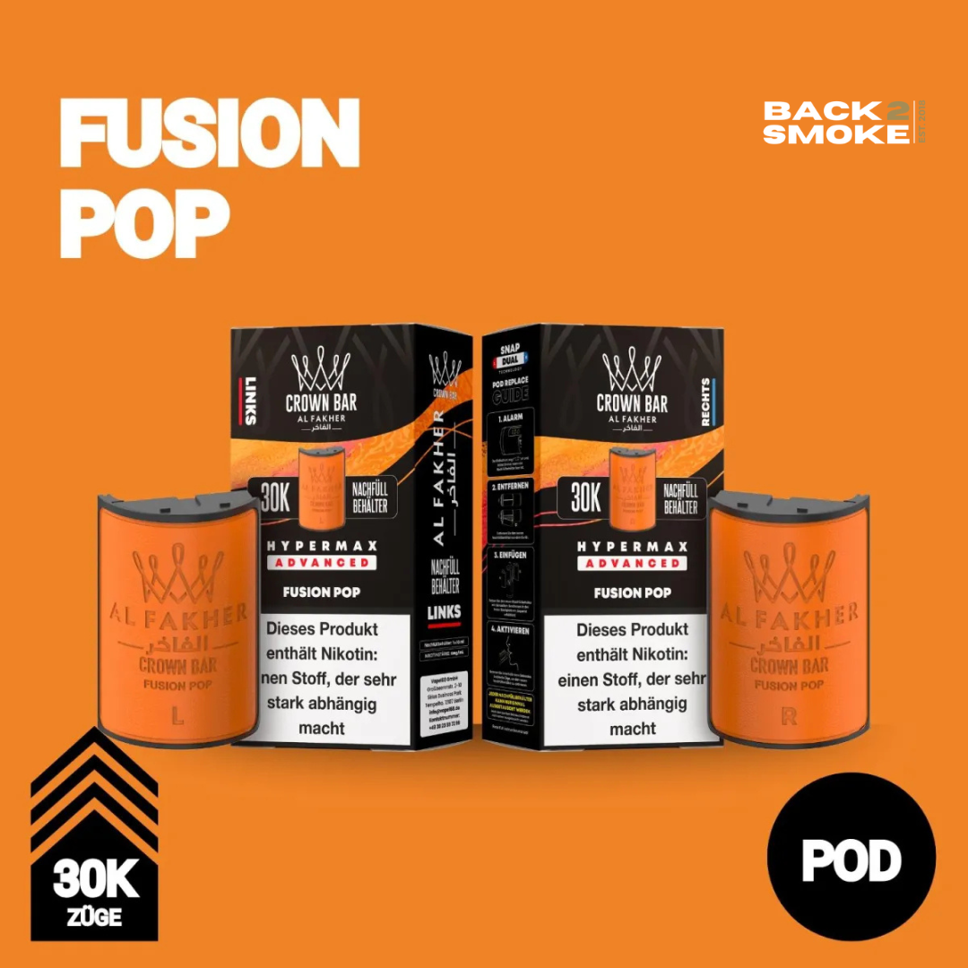 Al Fakher Hypermax 30.000 Züge Pod - Fusion Pop