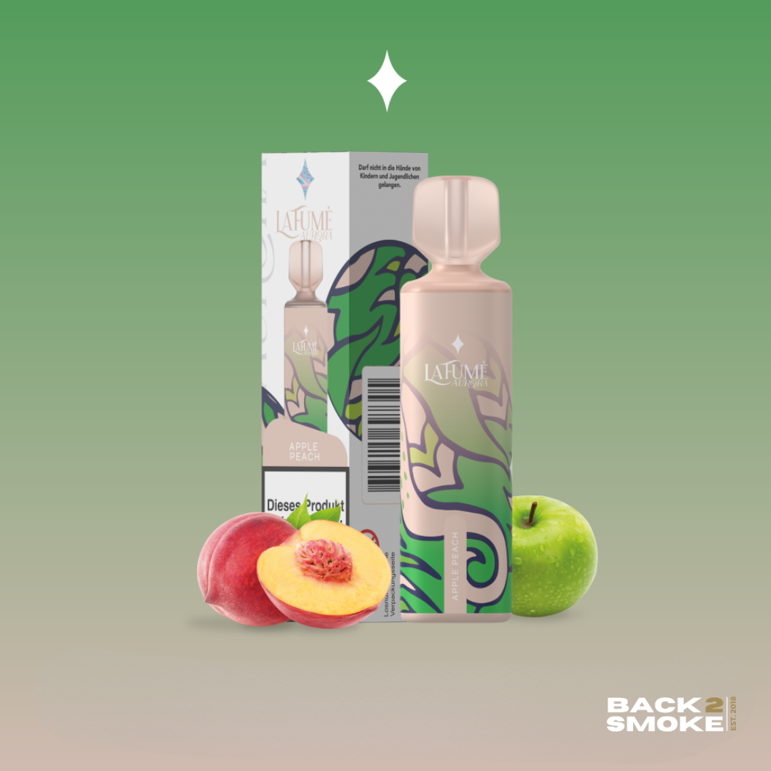 La Fume Aurora Vape 600 - 20mg - Apple Peach