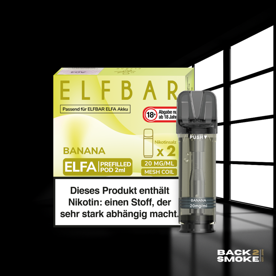 Elfbar Elfa Pods (2er) 20mg - Banana
