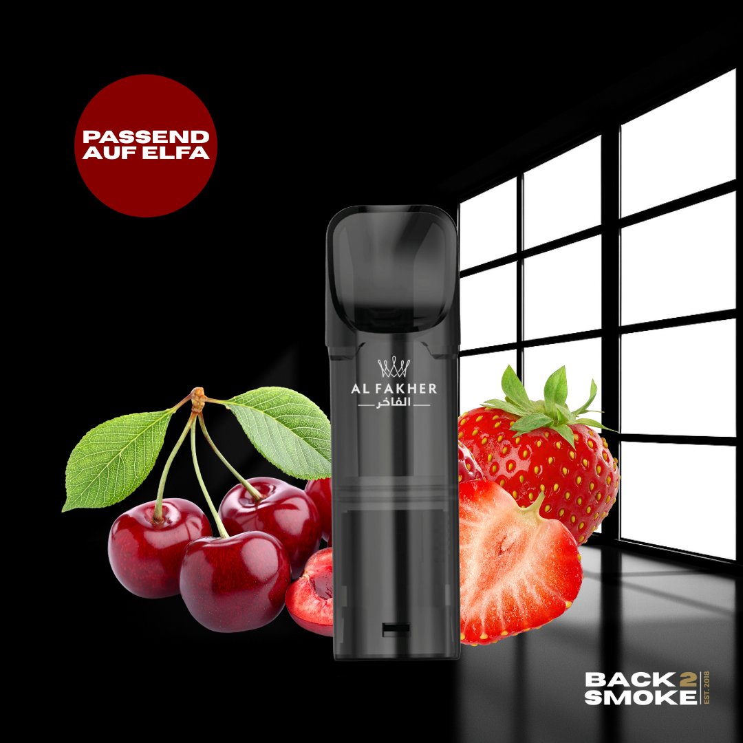 Al Fakher Pods (2er) 20mg - Strawberry Cherry