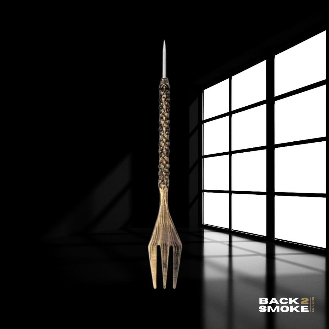 Alite Gabel-Stecher-Kombi - Shisha Kopfbaubesteck - Gun Metal