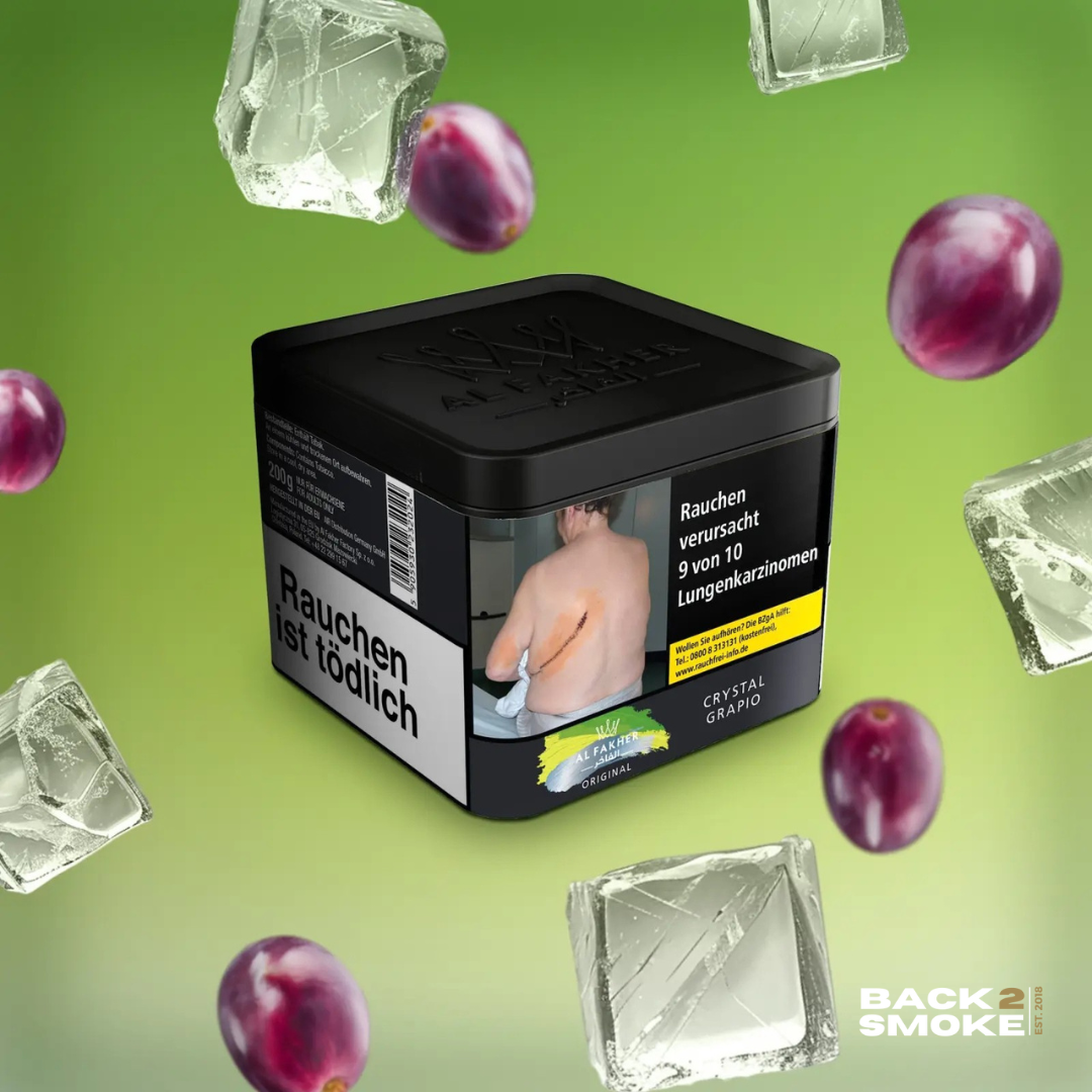 Al Fakher Tobacco 200g - Crystal Grapio