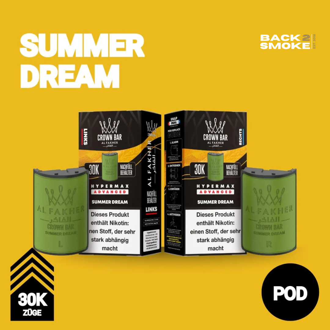 Al Fakher Hypermax 30.000 Züge Pod - Summer Dream