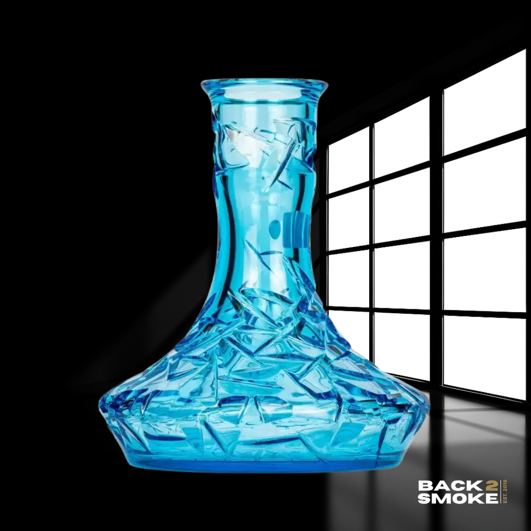Caesar Crystal Small Arc - Floe - Turquoise Shisha Bowl