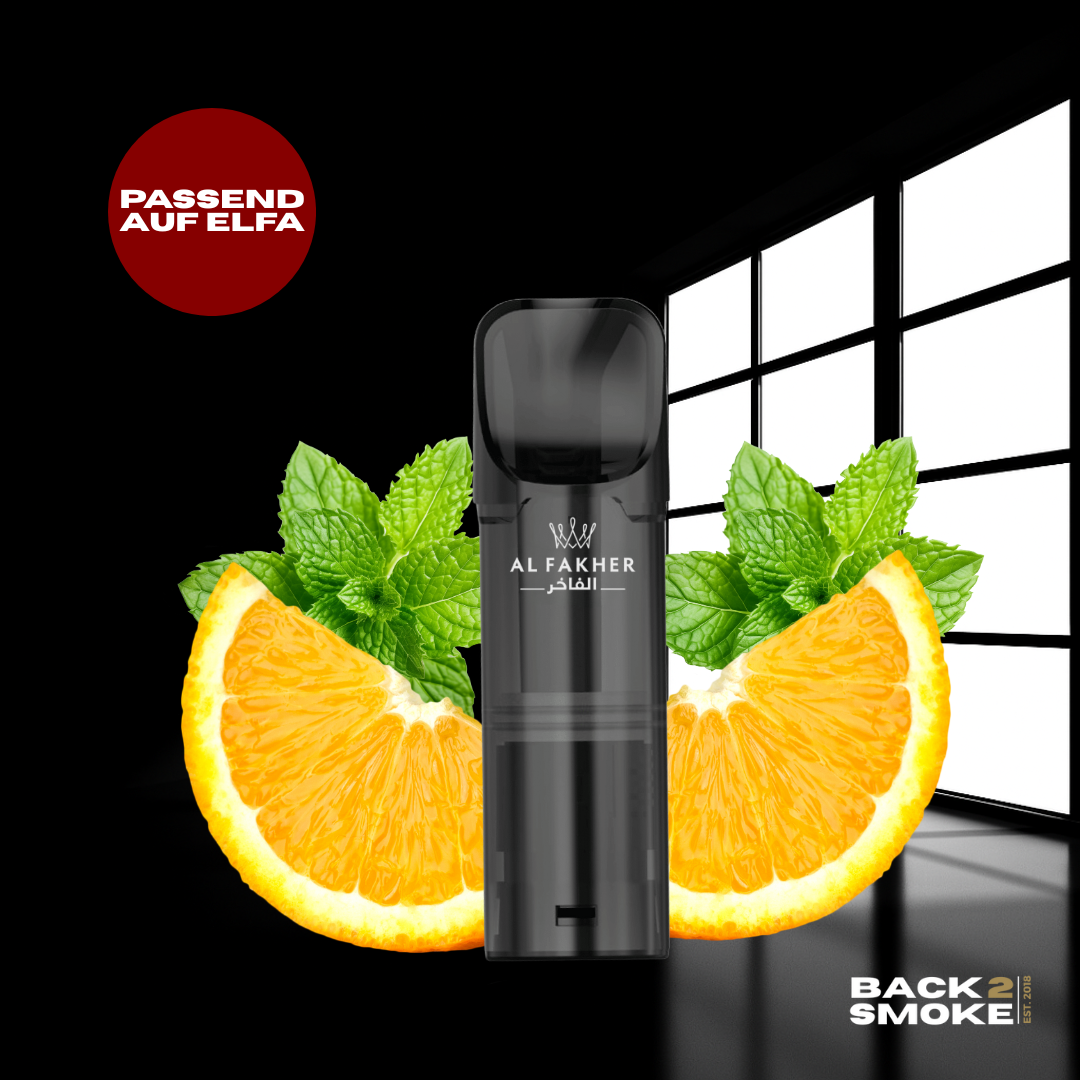 Al Fakher Pods (2er) 20mg - Orange Mint