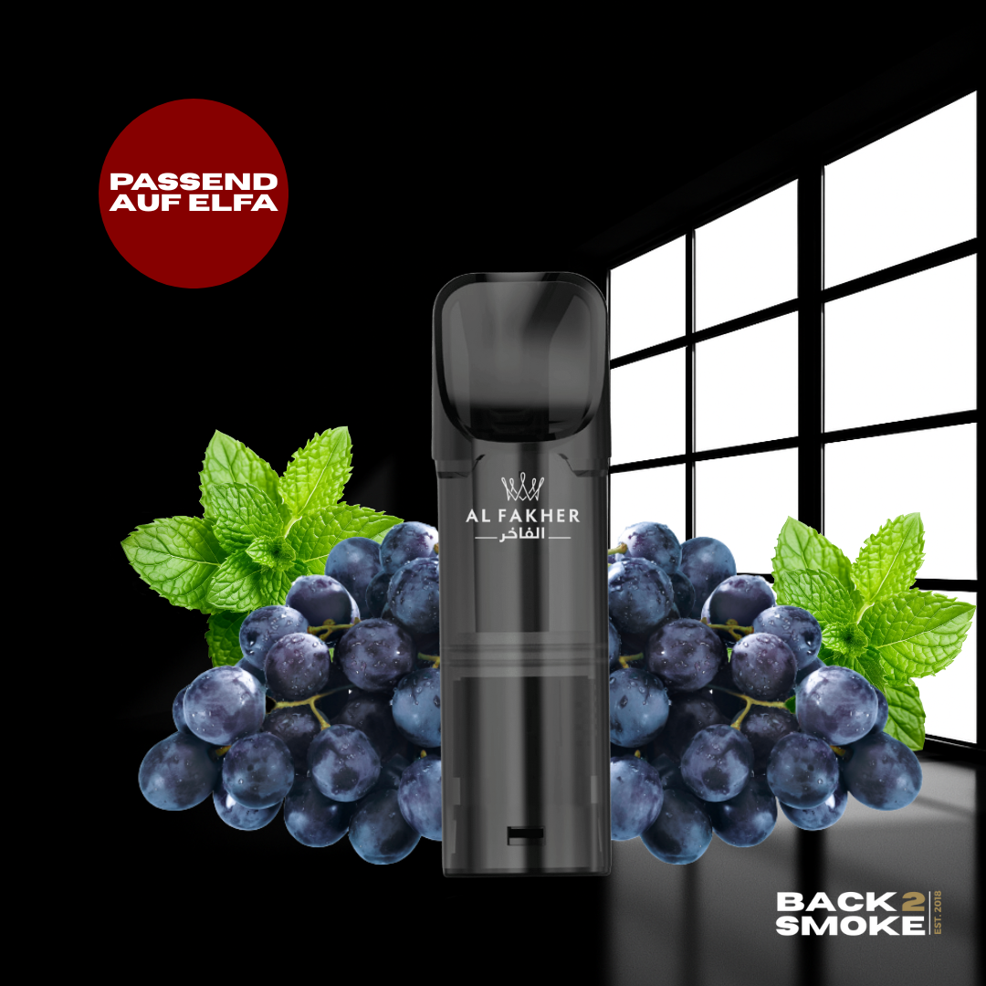 Al Fakher Pods (2er) 20mg - Grape Mint