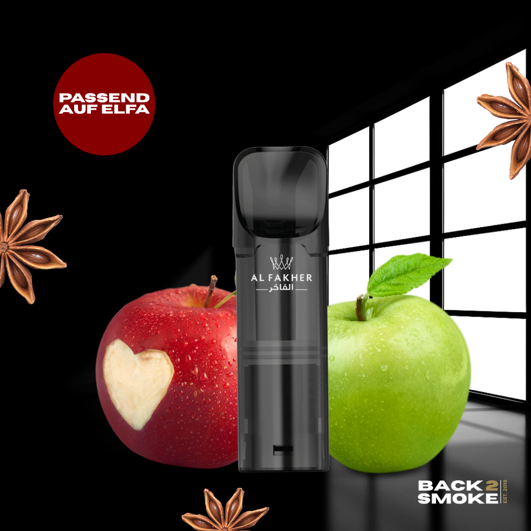 Al Fakher Pods (2er) 20mg - Two Apple