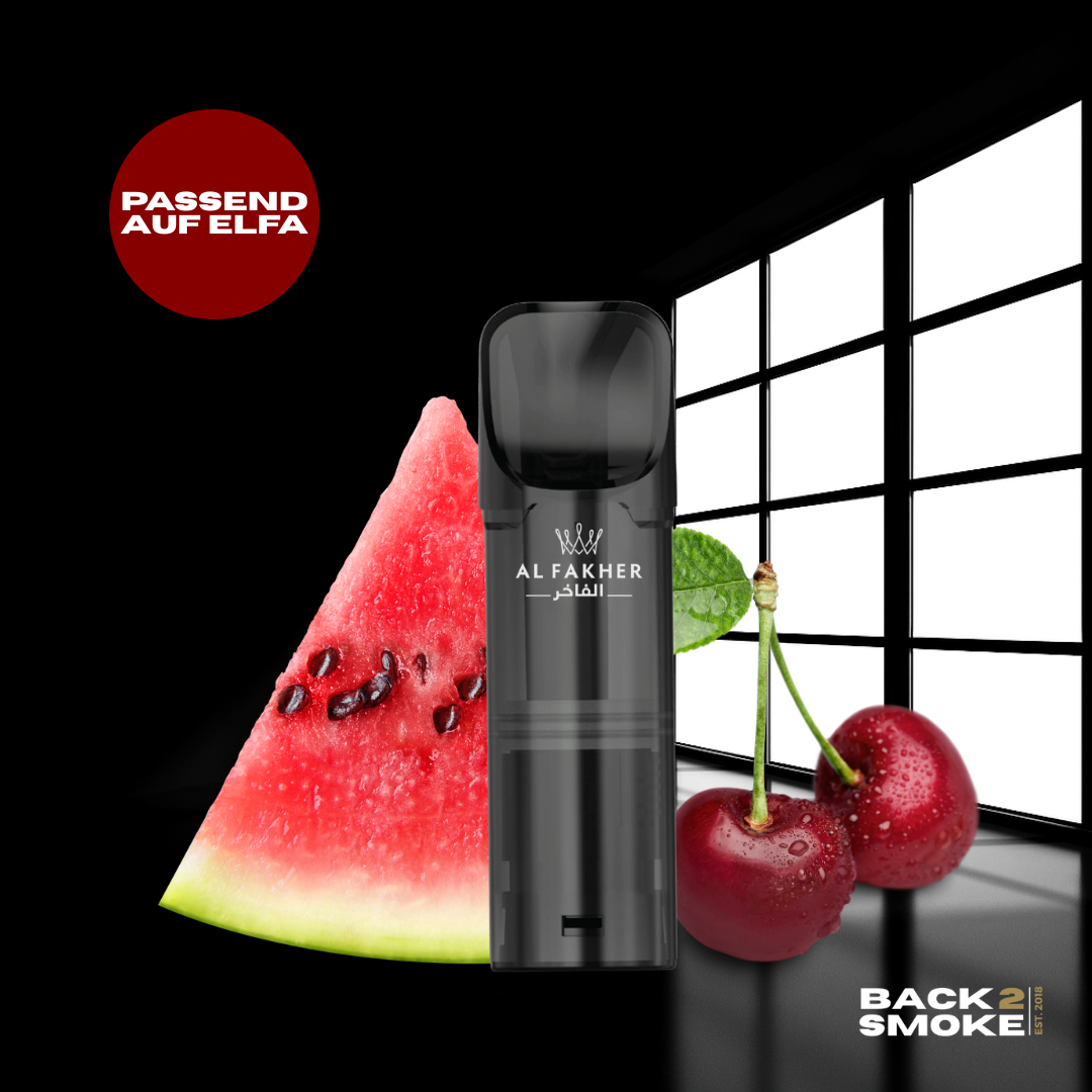 Al Fakher Pods (2er) 20mg - Watermelon Cherry