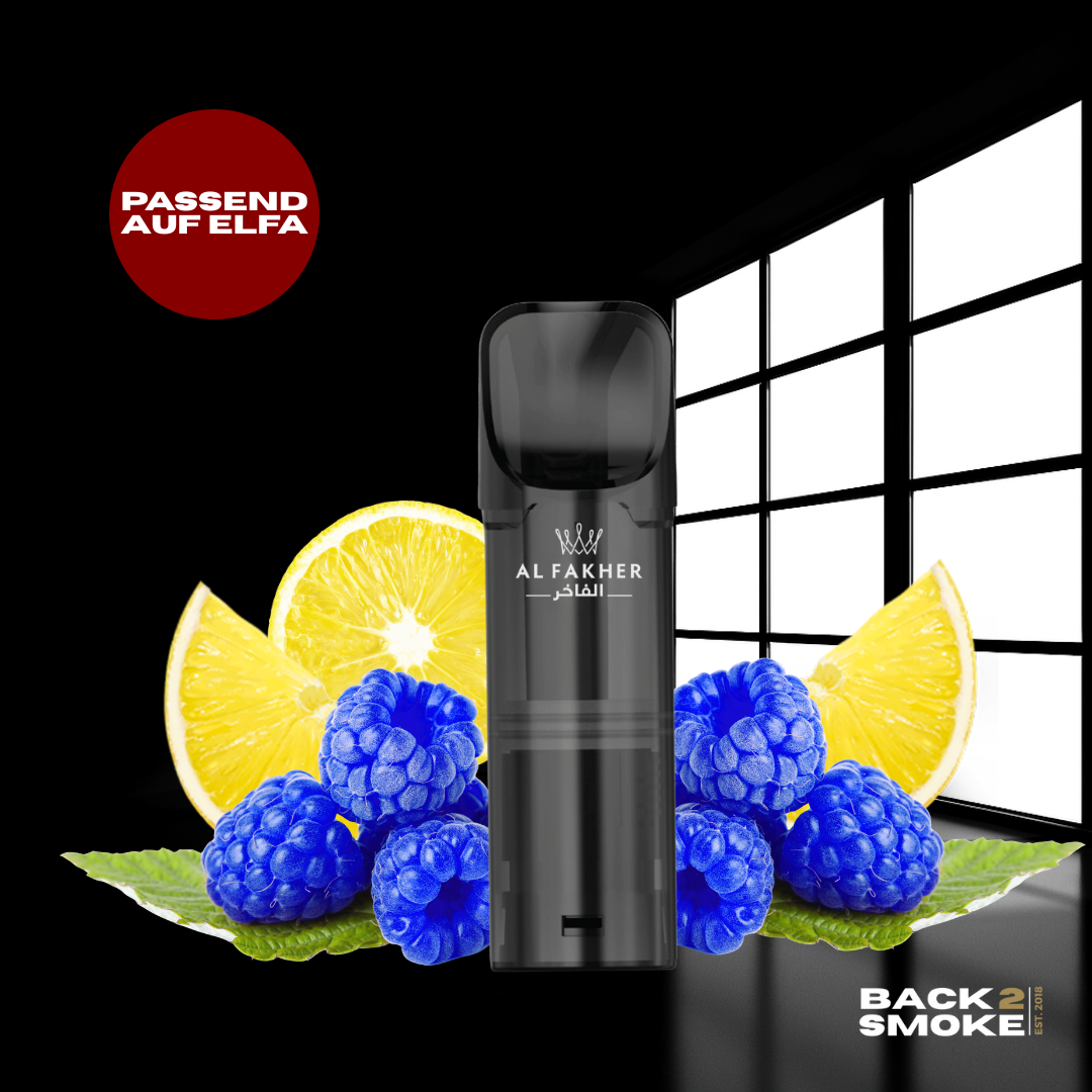 Al Fakher Pods (2er) 20mg - Blue Razz Lemonade