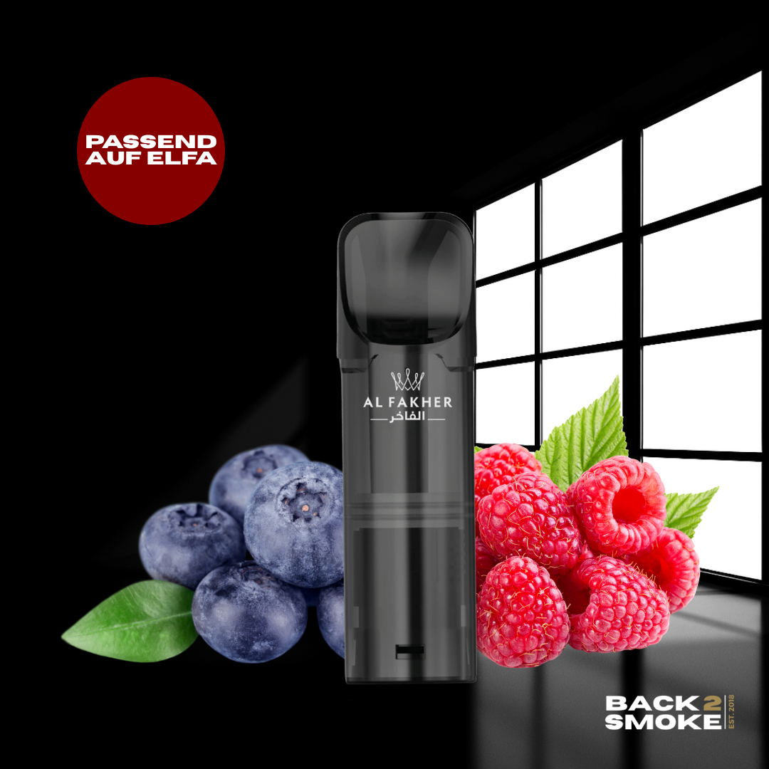 Al Fakher Pods (2er) 20mg - Blueberry sour Raspberry