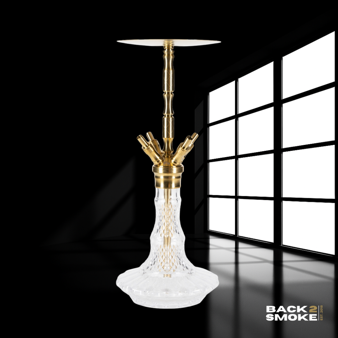 WD Hookah Edelstahl-Shisha - G32G-37