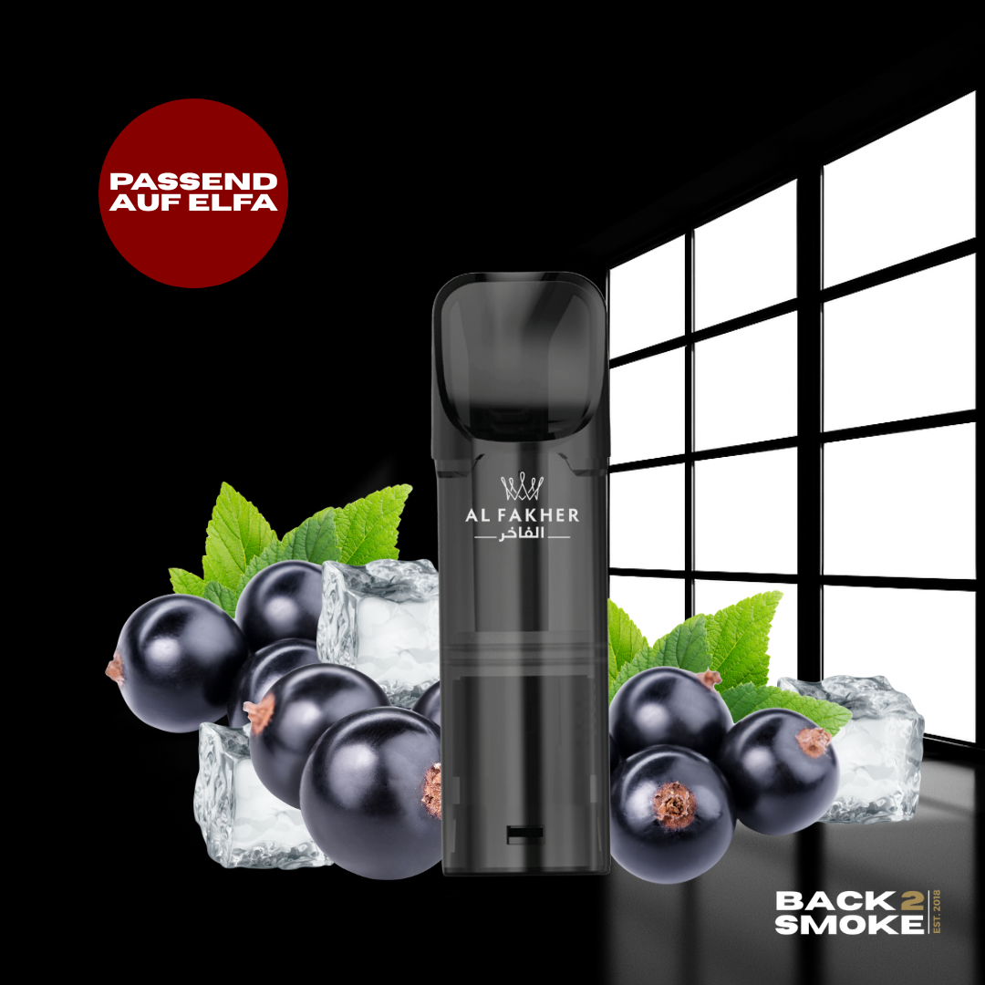 Al Fakher Pods (2er) 20mg - Blackcurrant Ice