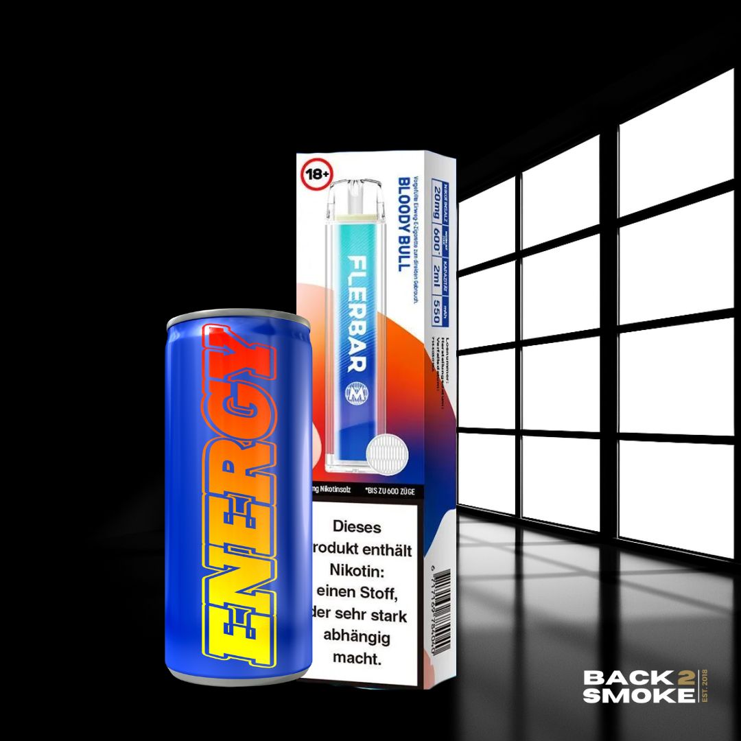 Flerbar Vape 20mg - 600 Züge - Bloody Bull