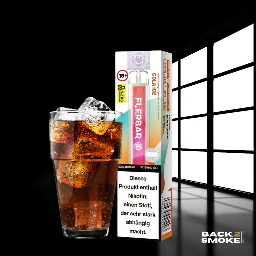 Flerbar Vape 20mg - 600 Züge - Cola Ice
