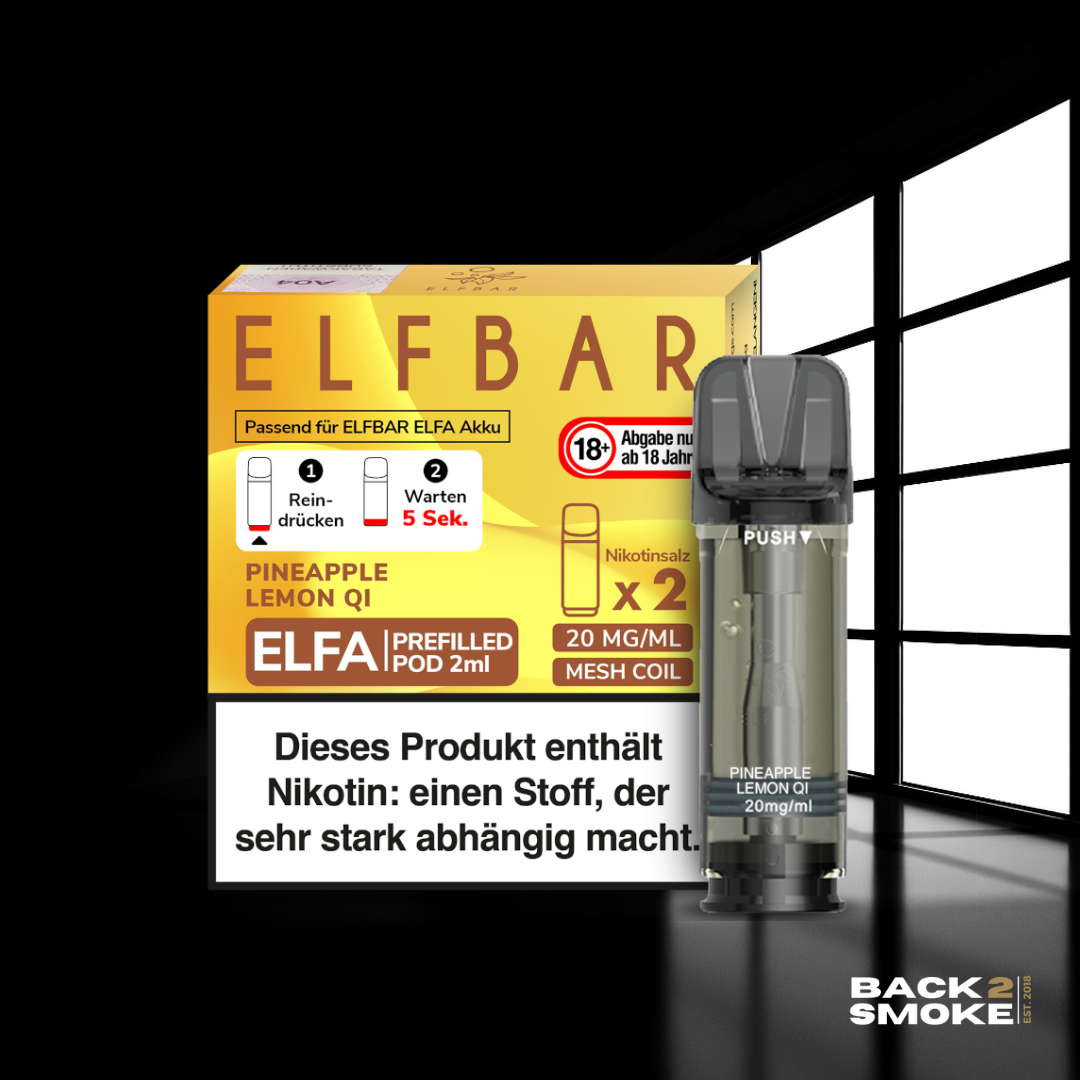 Elfbar Elfa Pods (2er) 20mg - Pineapple Lemon QI