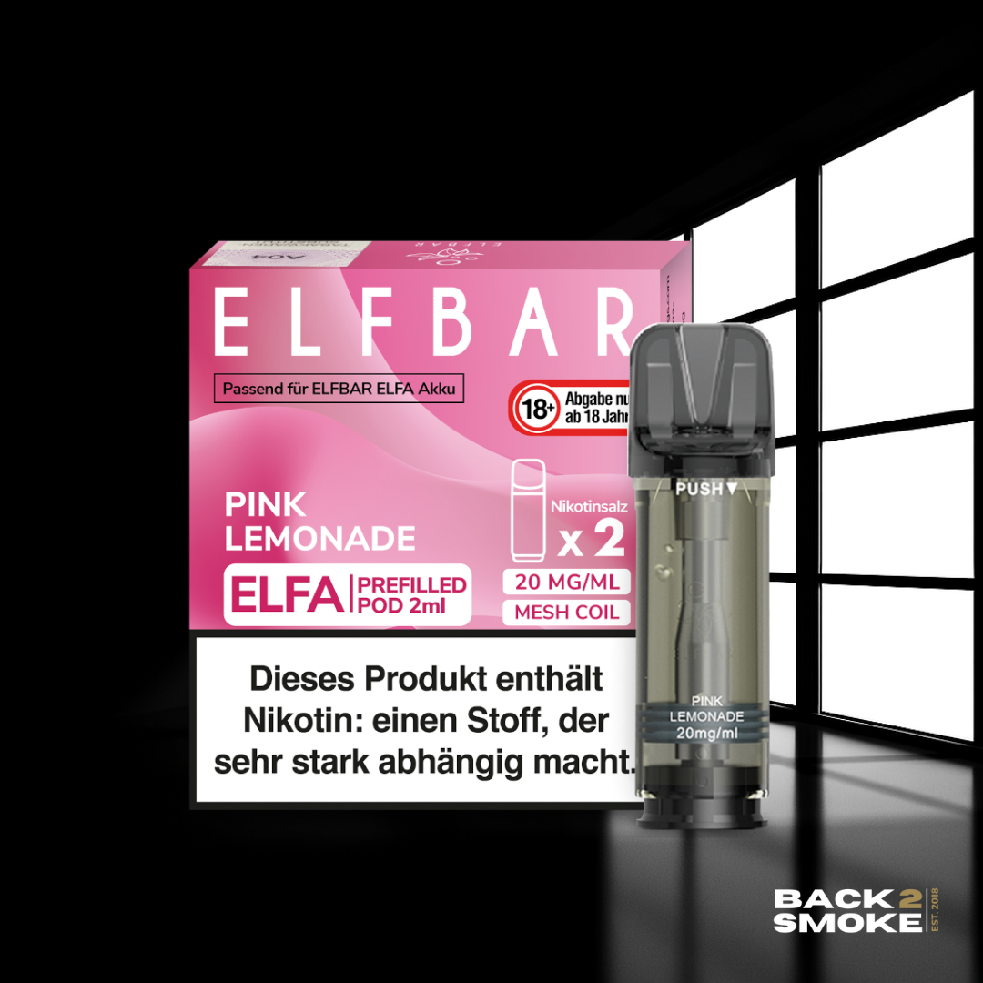 Elfbar Elfa Pods (2er) 20mg - Pink Lemonade