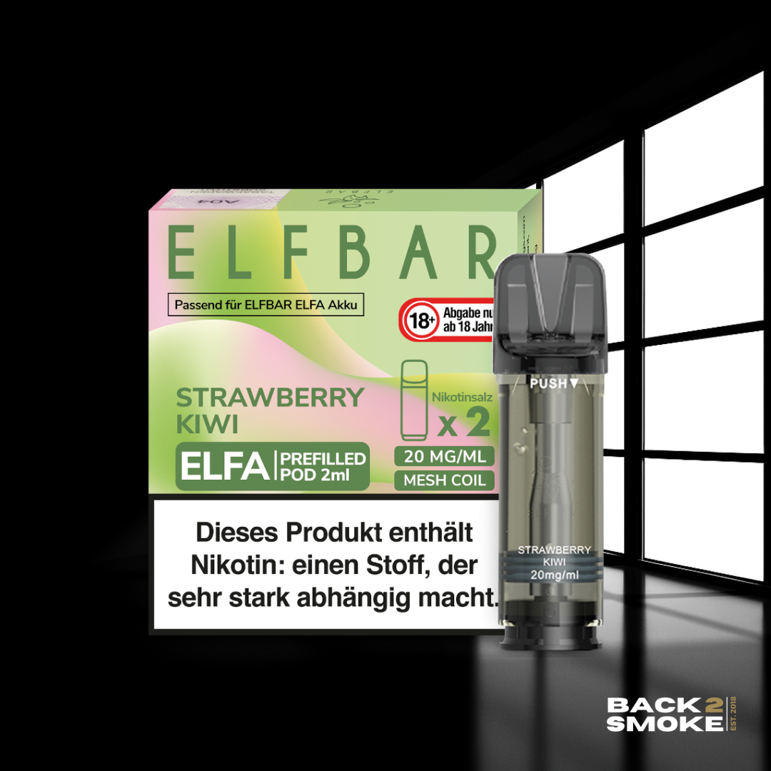 Elfbar Elfa Pods (2er) 20mg - Strawberry Kiwi