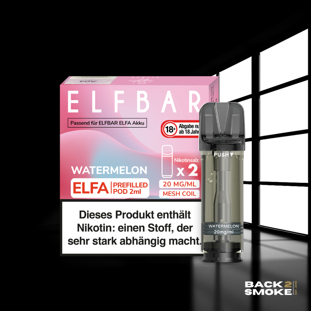 Elfbar Elfa Pods (2er) 20mg - Watermelon