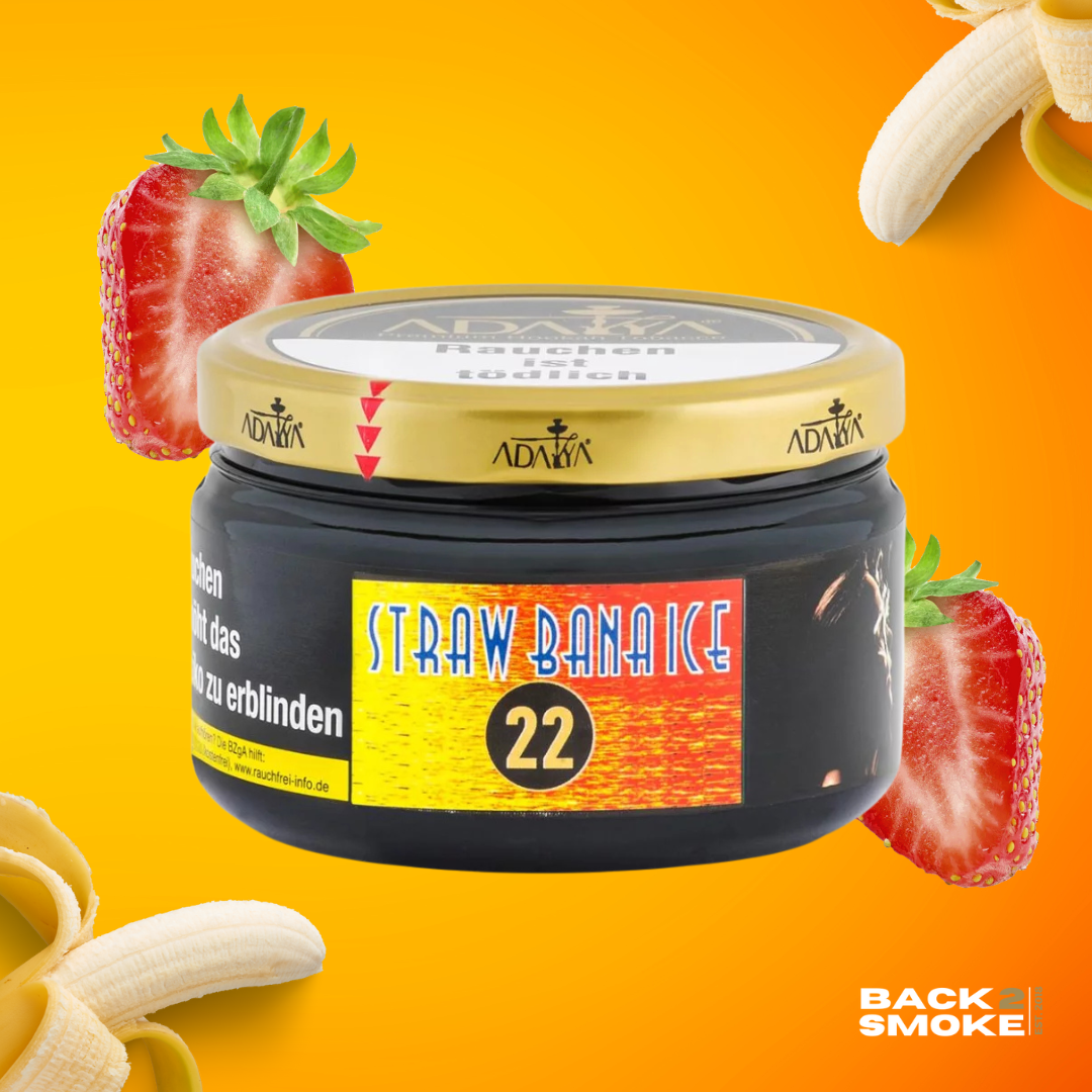 Adalya Tobacco 200g - Straw Bana Ice