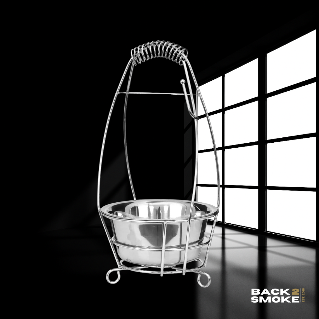 Aladin Shisha Kohlekorb Edelstahl - Groß