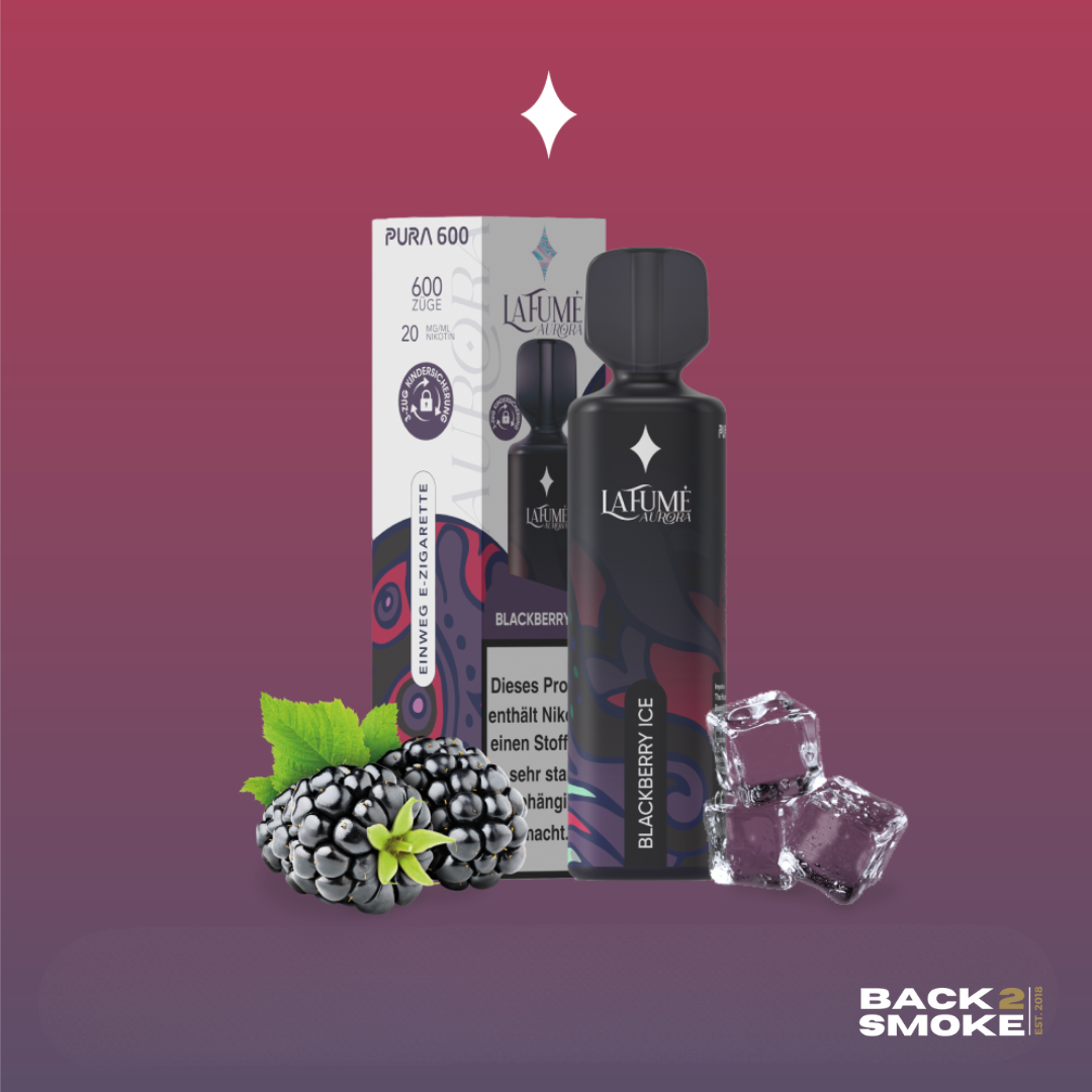 La Fume Aurora Vape 600 - 20mg - Blackberry Ice