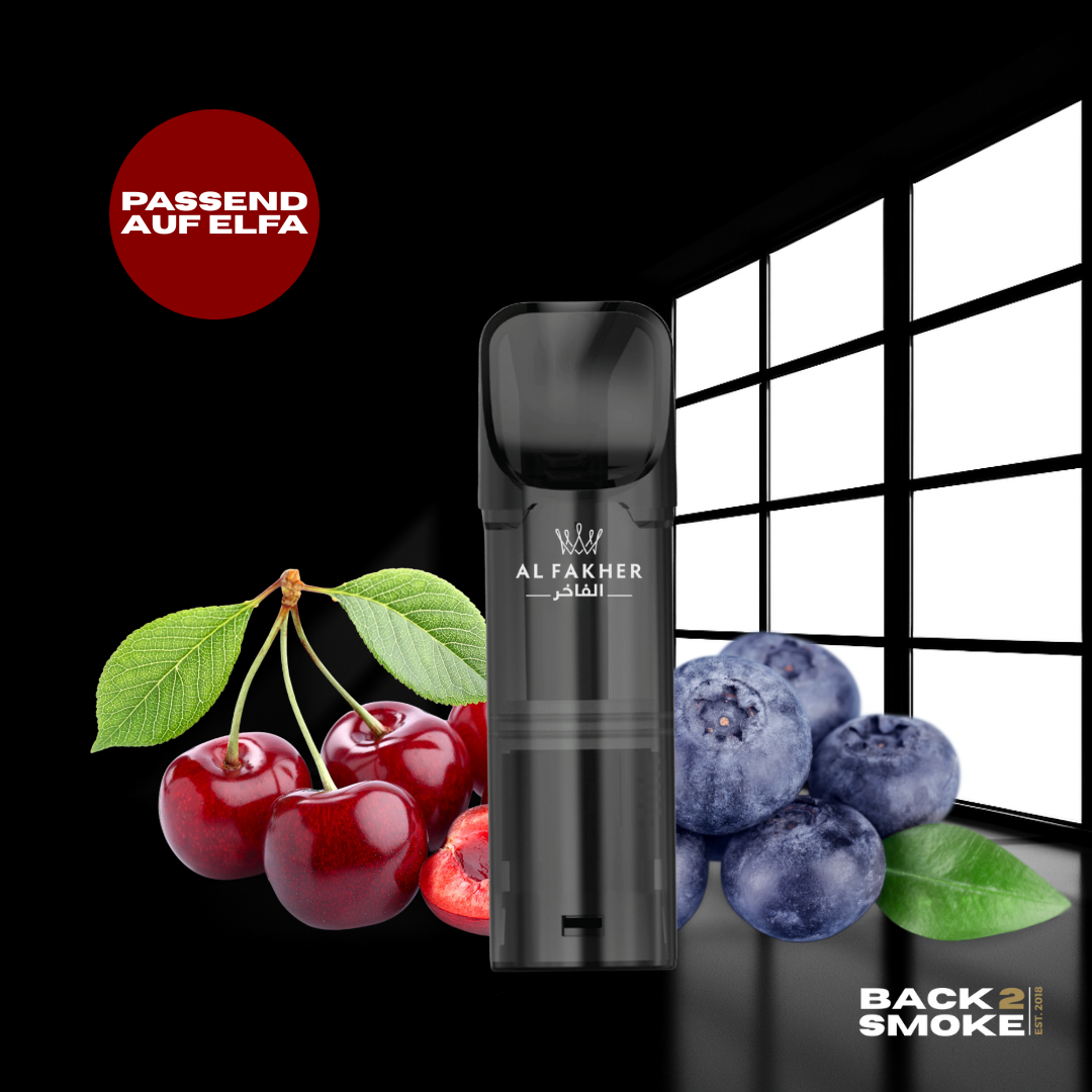 Al Fakher Pods (2er) 20mg - Blueberry Cherry