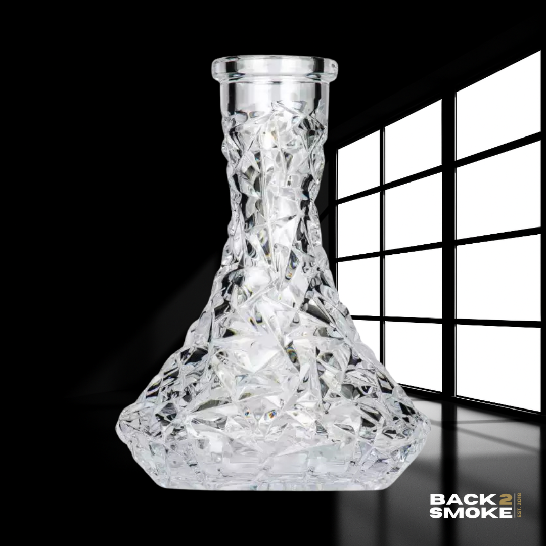 Caesar Crystal Large Trunk - Rock - Clear Shisha Bowl