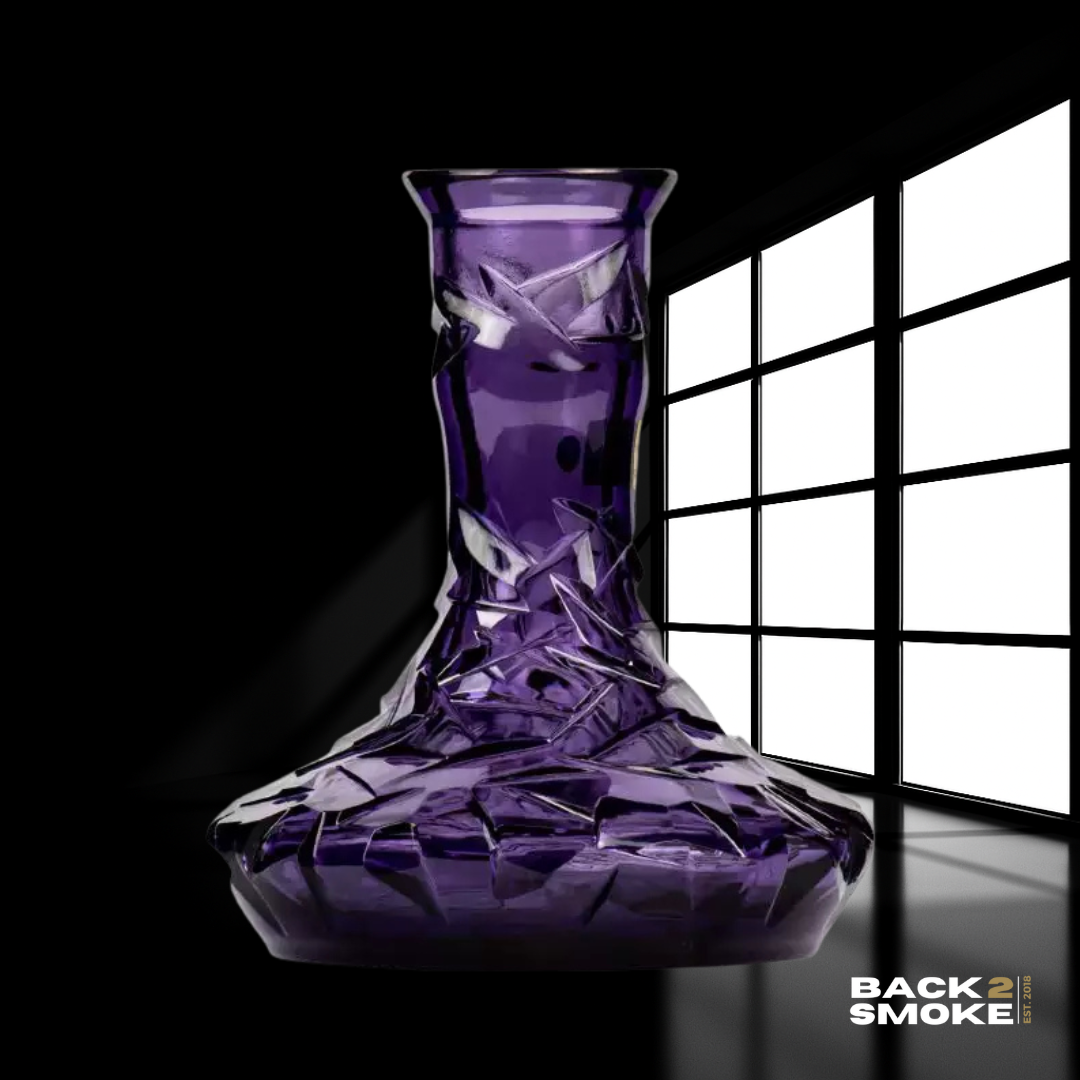 Caesar Crystal Small Arc - Floe - Amethyst Shisha Bowl