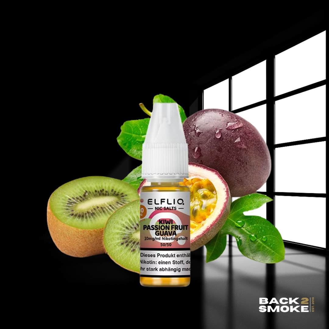 Elfbar Liquid 10ml - 10mg - Kiwi Passionfruit Guava