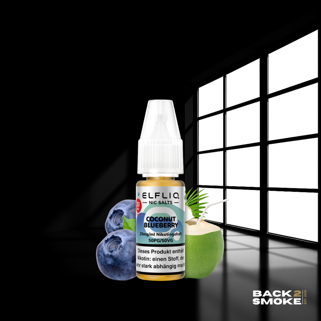 Elfbar Liquid 10ml - Blueberry Kokos