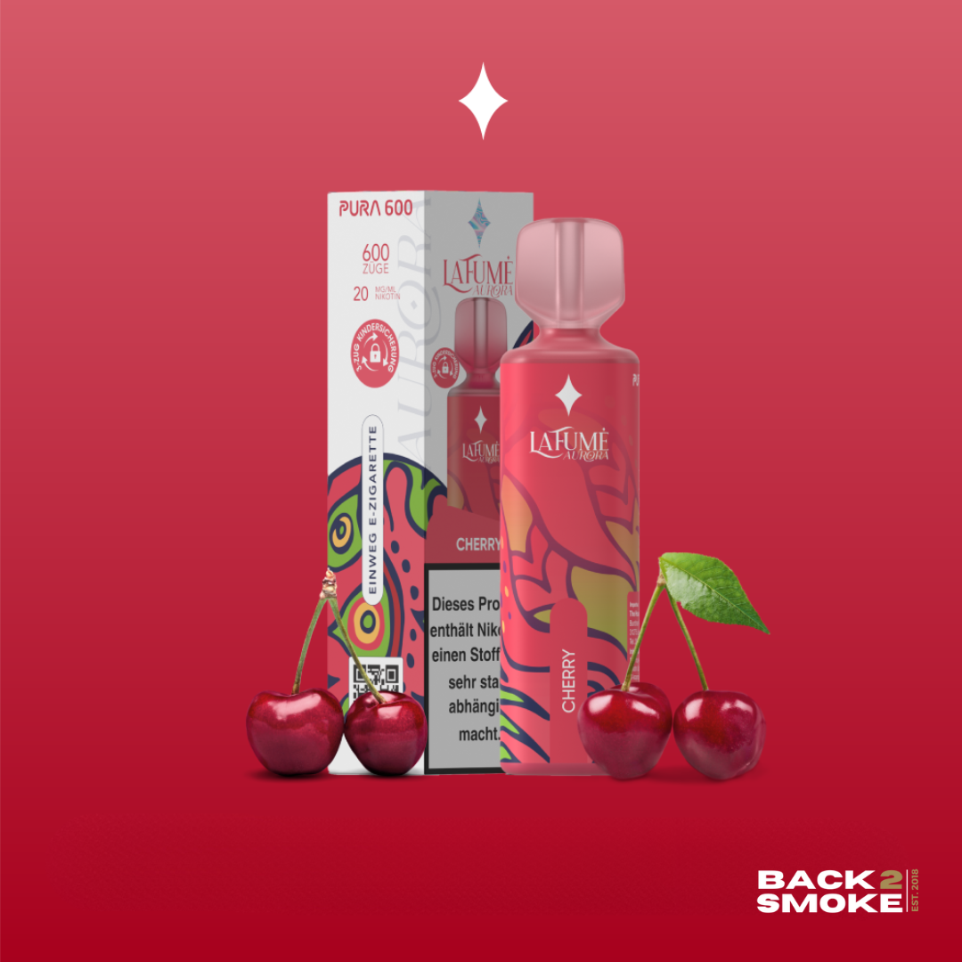 La Fume Aurora Vape 600 - 20mg - Cherry