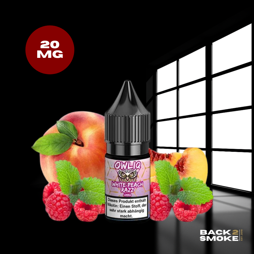 OWL Liquid 10ml - 20mg - White Peach Razz