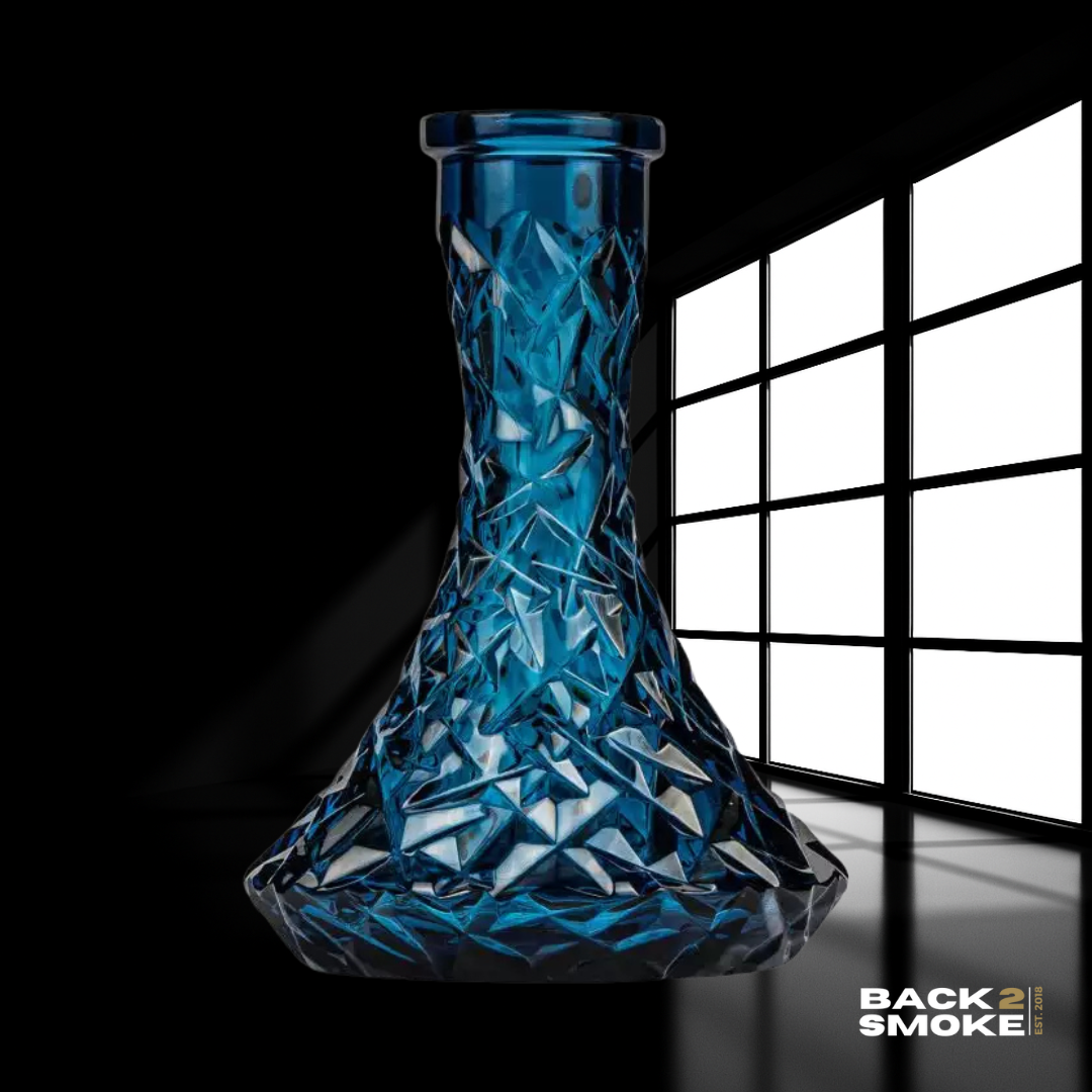 Caesar Crystal Large Trunk - Rock - Blue Shisha Bowl
