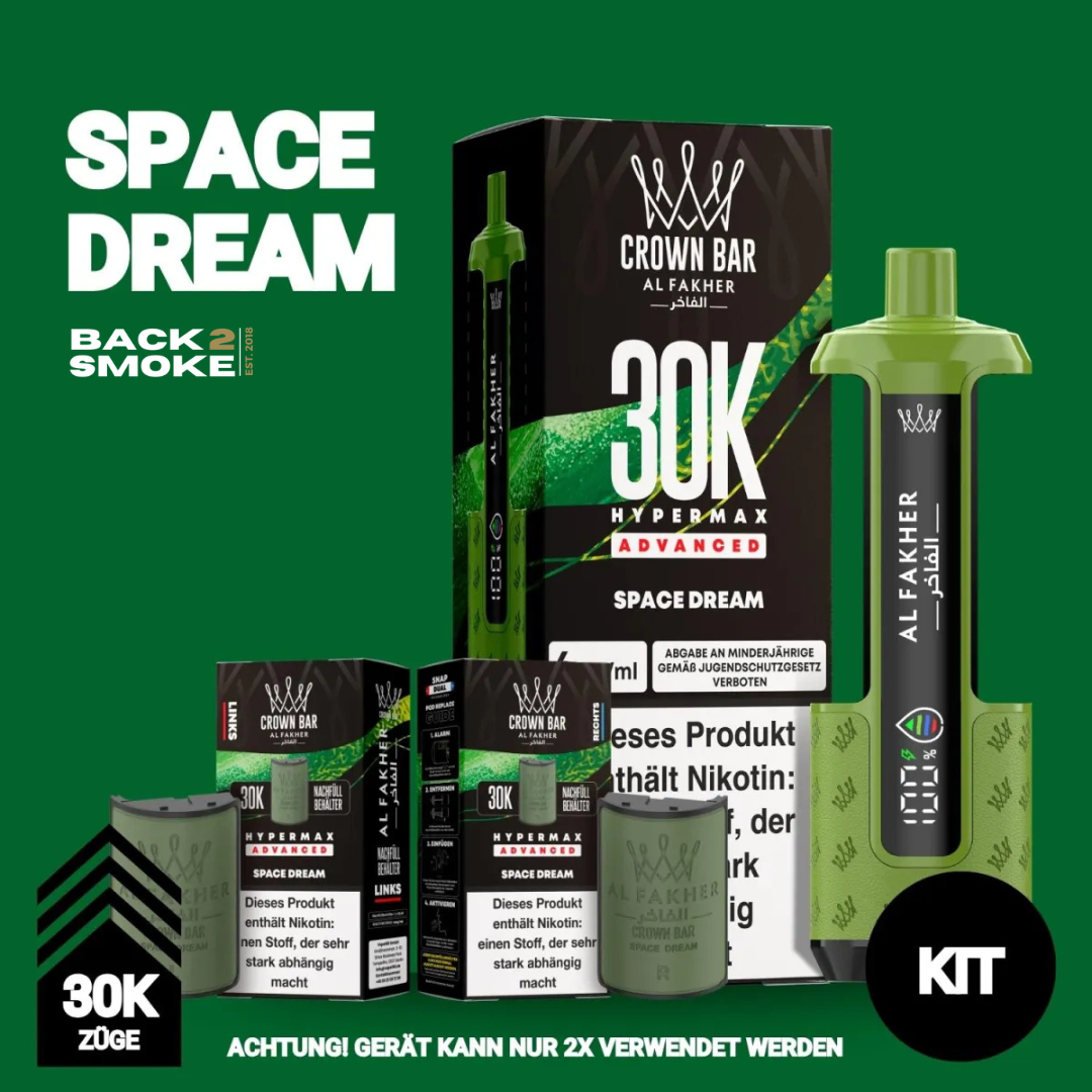 Al Fakher Hypermax 30.000 Züge - Space Dream