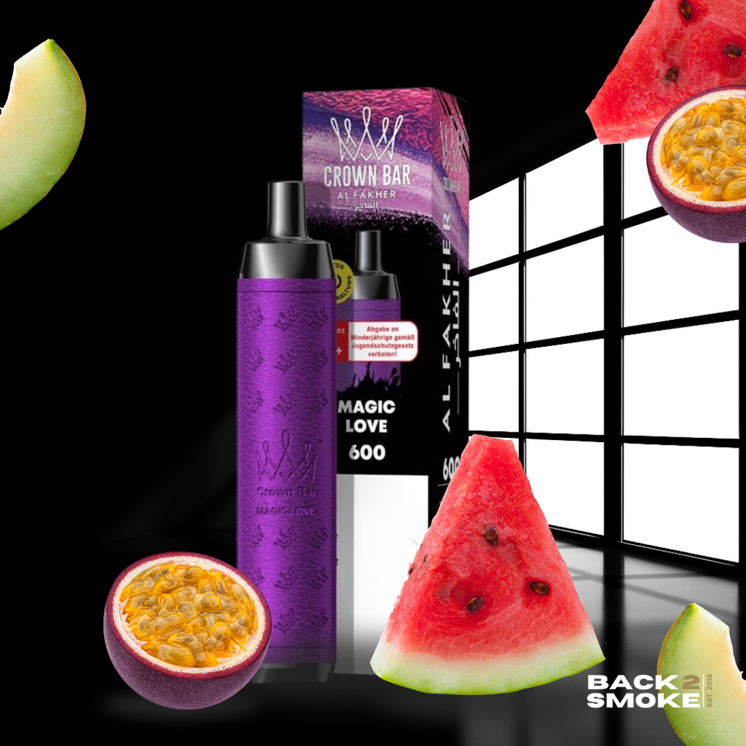 Al Fakher Crown Bar 20mg - 600 Züge - Magic Love