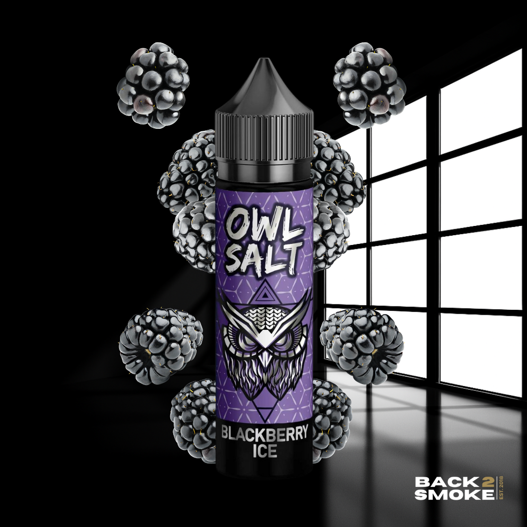 OWL Salt Longfill Blackberry Ice Aroma 10ml in 60ml