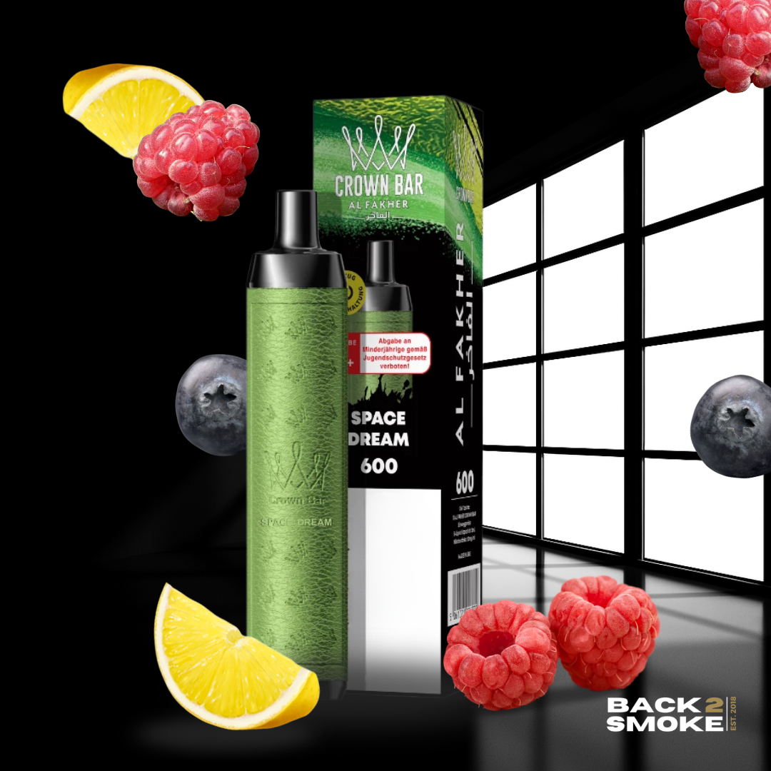Al Fakher Crown Bar 20mg - 600 Züge - Space Dream