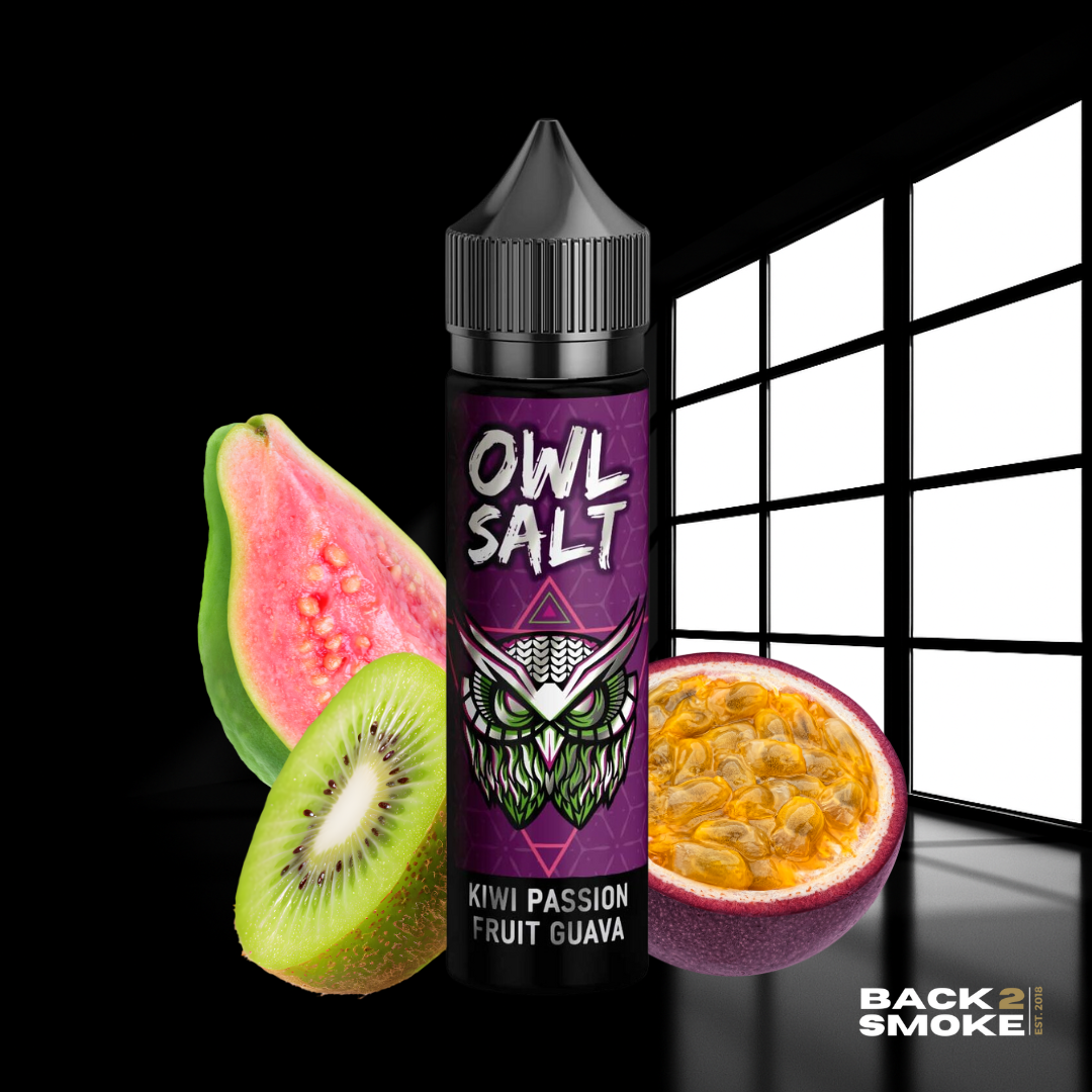 OWL Salt Longfill Kiwi Passionfruit Guava Aroma 10ml in 60ml