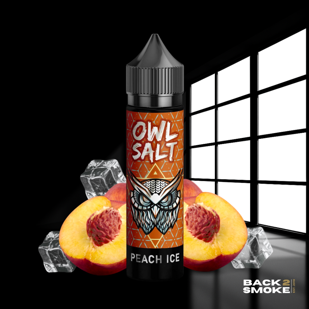 OWL Salt Longfill Peach Ice Aroma 10ml in 60ml