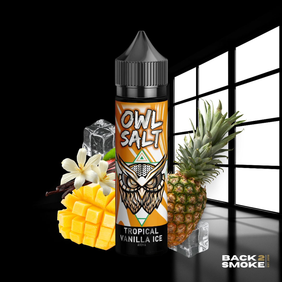 OWL Salt Longfill Tropical Vanilla Ice Aroma 10ml in 60ml