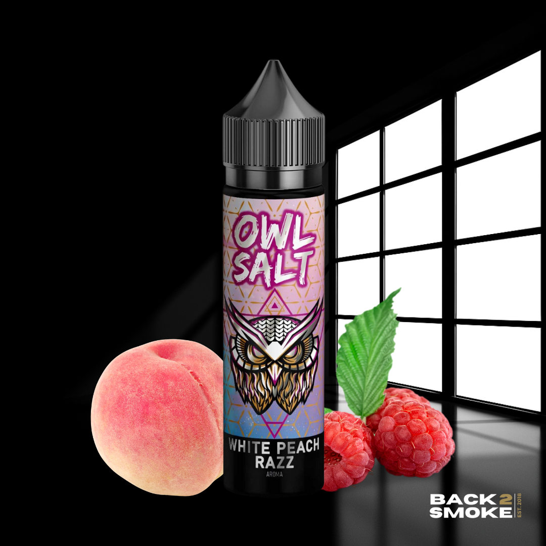 OWL Salt Longfill White Peach Razz Aroma 10ml in 60ml