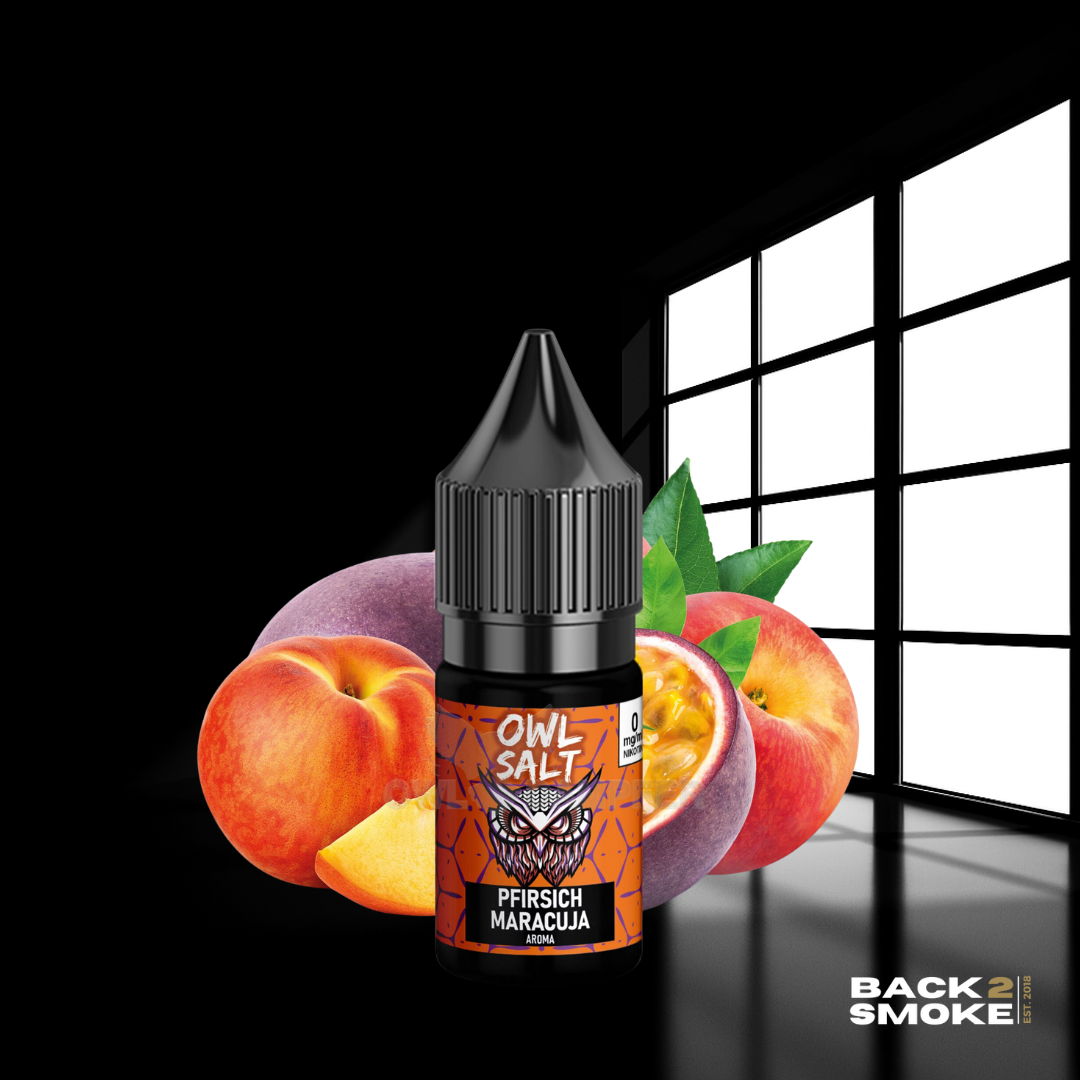 OWL Liquid 10ml - 0mg - Pfirsich Maracuja