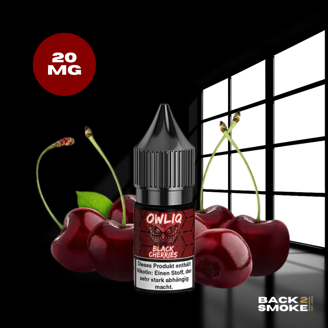 OWL Liquid 10ml - 20mg - Black Cherries