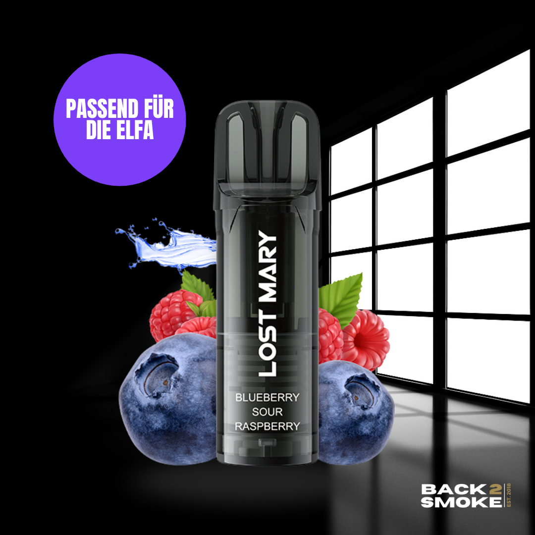 Lost Mary (Elfbar) Pods (2er) 20mg - Blueberry sour Raspberry