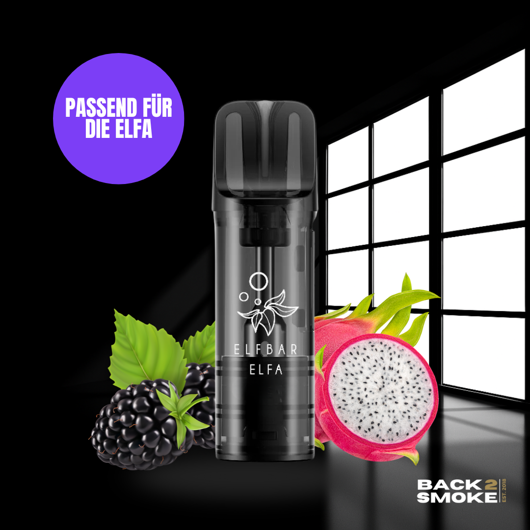 Elfbar Elfa Pods (2er) 20mg - Dragonfruit Blackberry