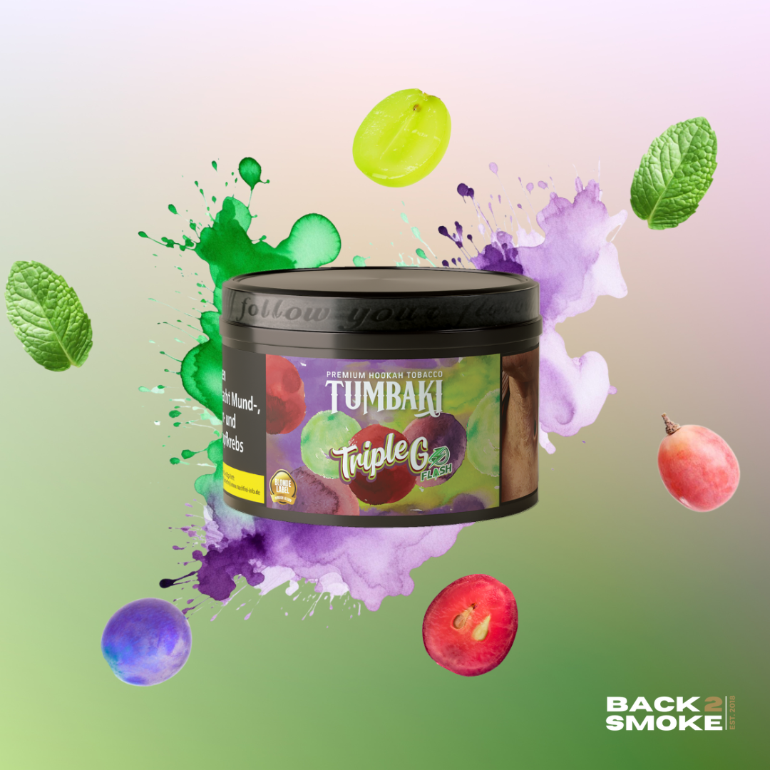 Tumbaki Tobacco 200g - Triple Grape Flash