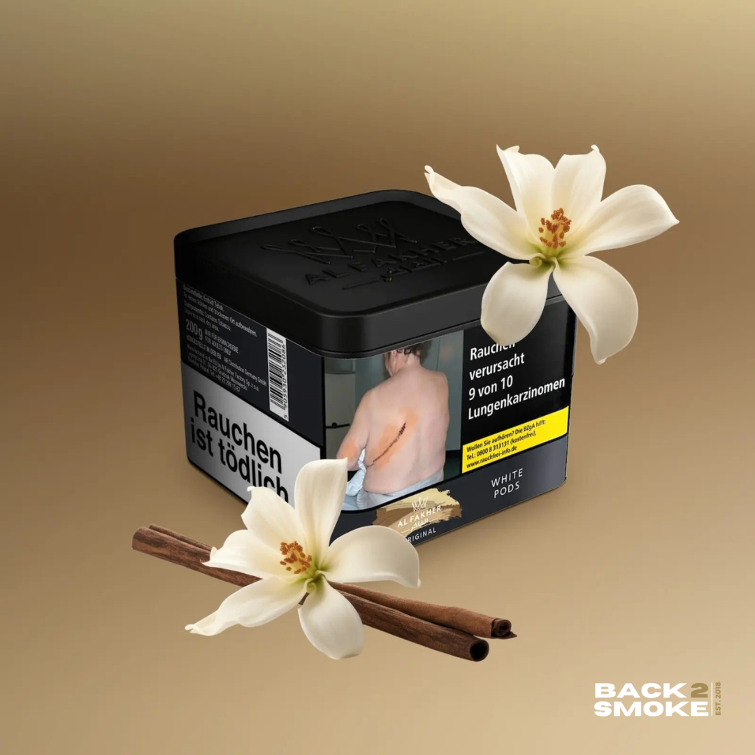 Al Fakher Tobacco 200g - White Pods