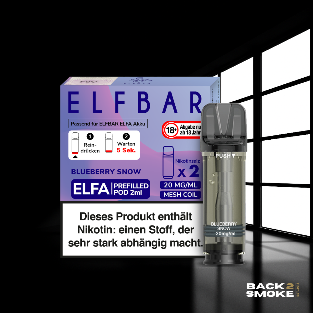 Elfbar Elfa Pods (2er) 20mg - Blueberry Snoow