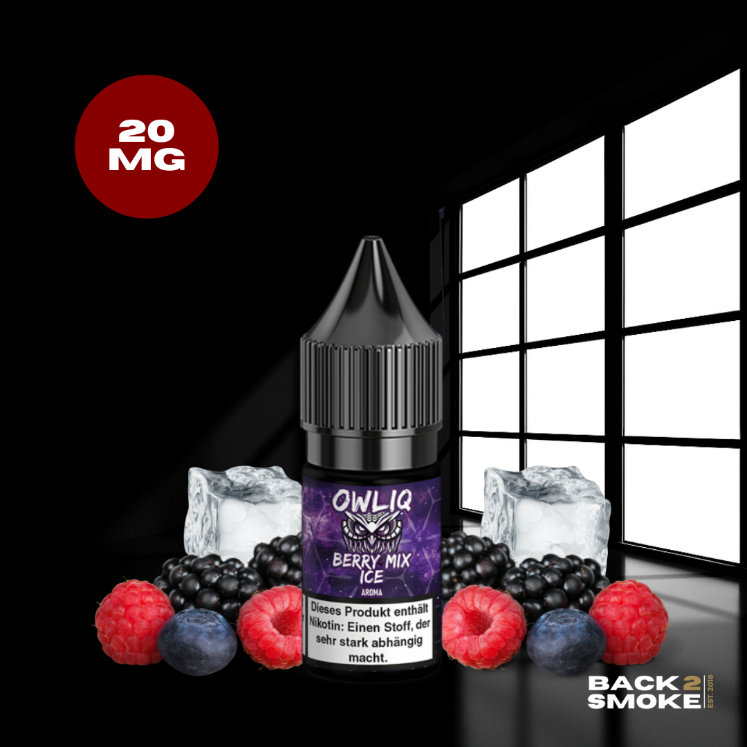 OWL Liquid 10ml - 20mg - Berry Mix Ice