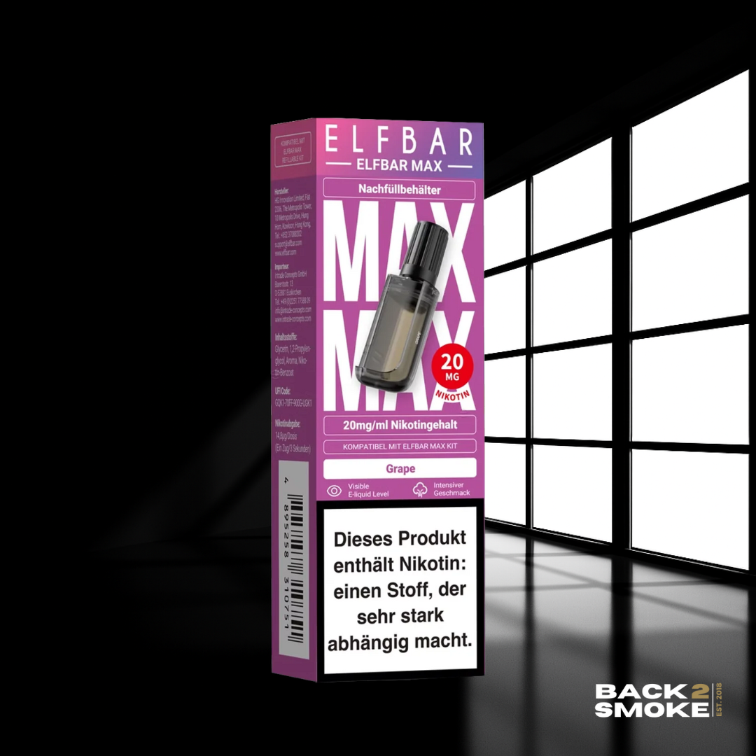 Elfbar Max Pod 6000 Züge - Grape
